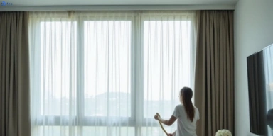 Delicate sheer drape cleaning mcdowall Matty Curtain Cleaning